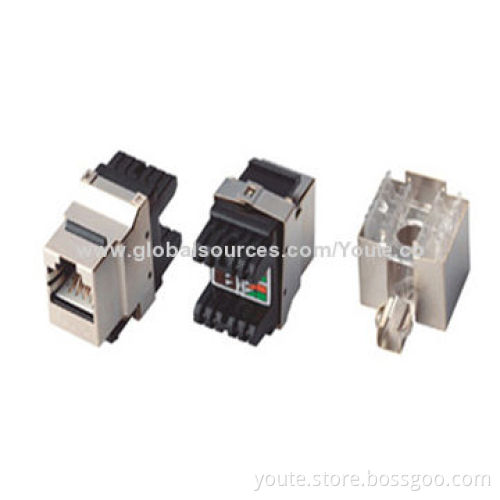 180 Degrees Shield Cat 5e Keystone Jack